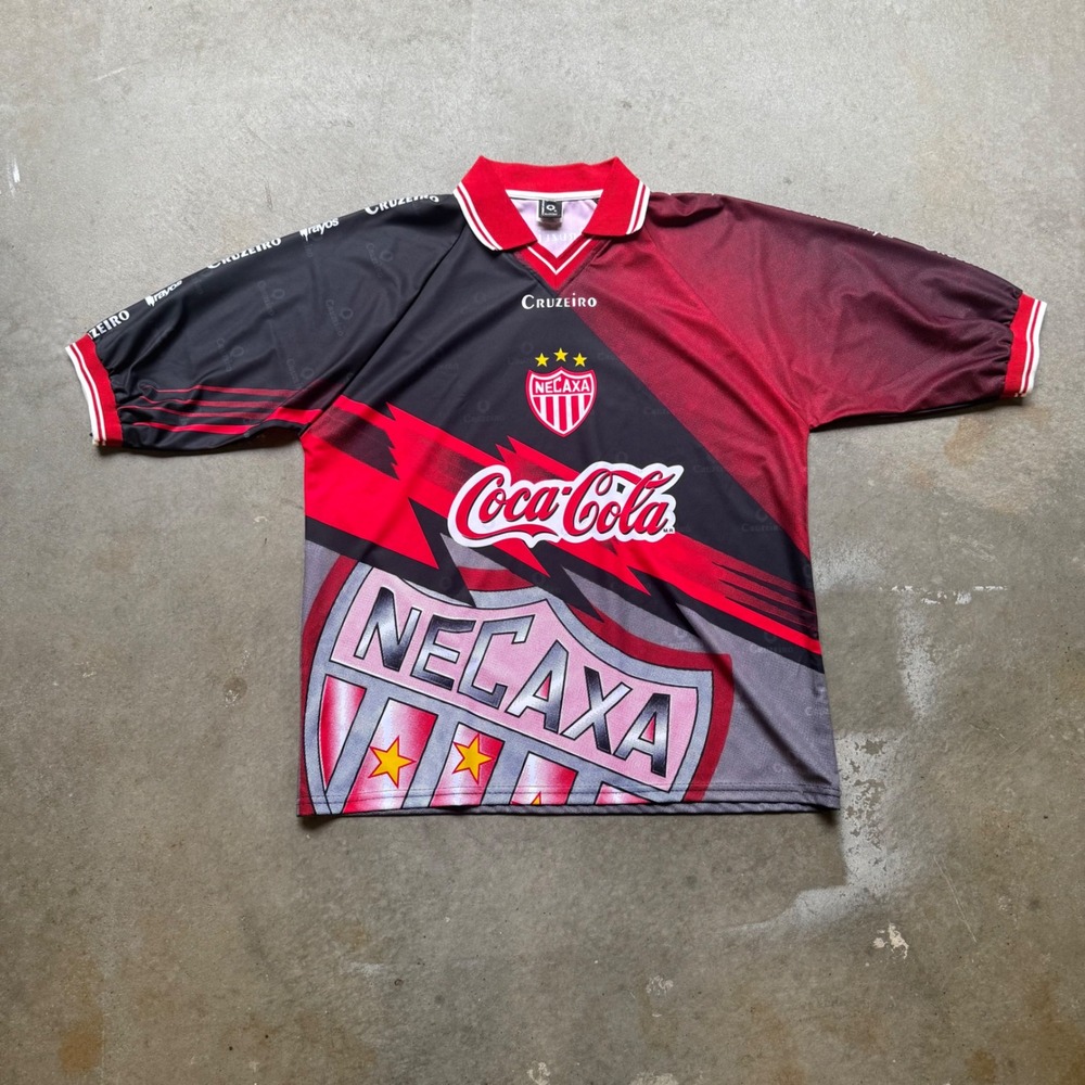 Vintage Cruzeiro Club Necaxa Soccer Jersey Size 40